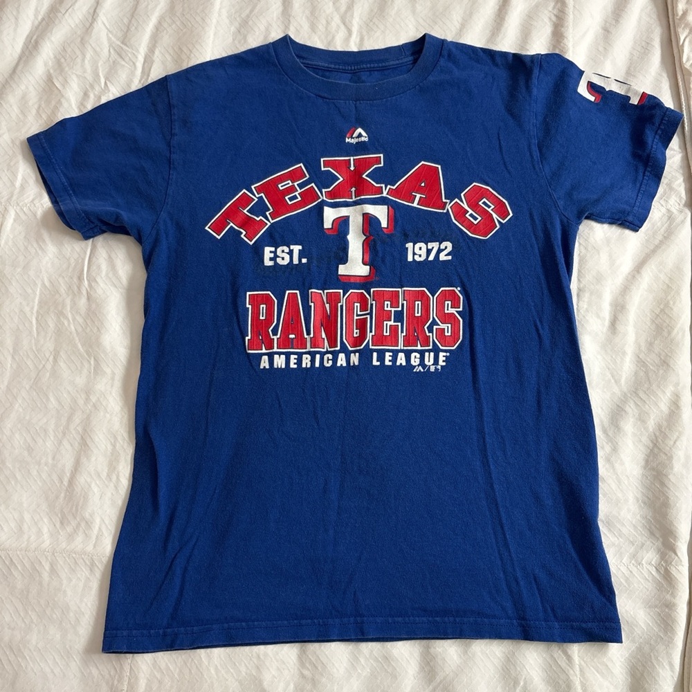 Blue Texas Rangers Adult Tee Sporty Team Gear